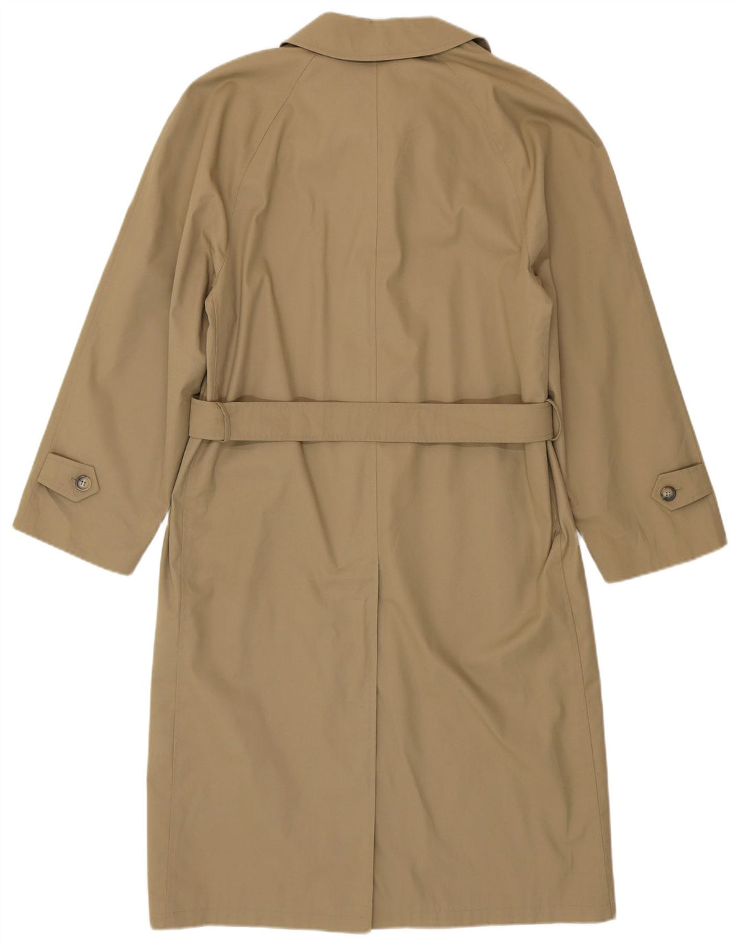 Cerruti 1881 Mens Loose Fit Trench Coat IT 46 Small Beige Polyester