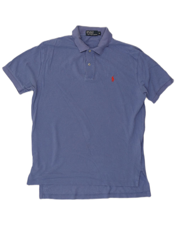 Polo Ralph Lauren Mens Polo Shirt Medium Blue Cotton