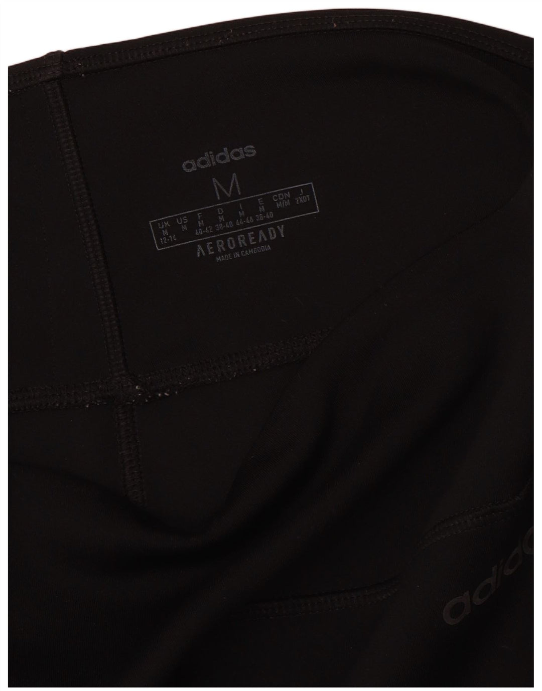 Adidas Womens Aeroready Leggings UK 12/14 Medium Black