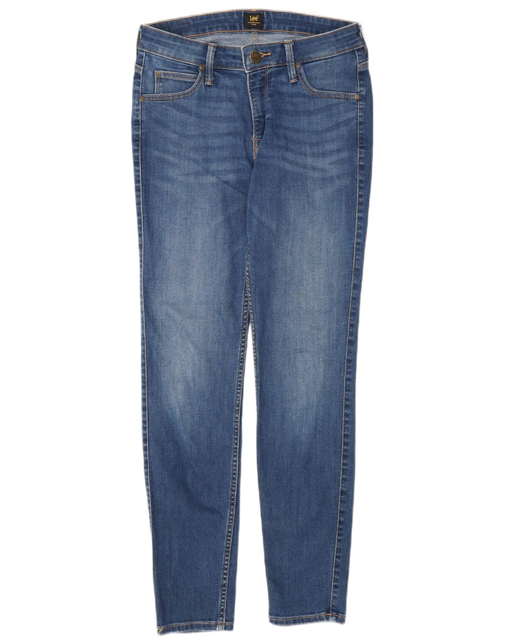 Lee Womens Skinny Jeans W28 L28 Blue Cotton