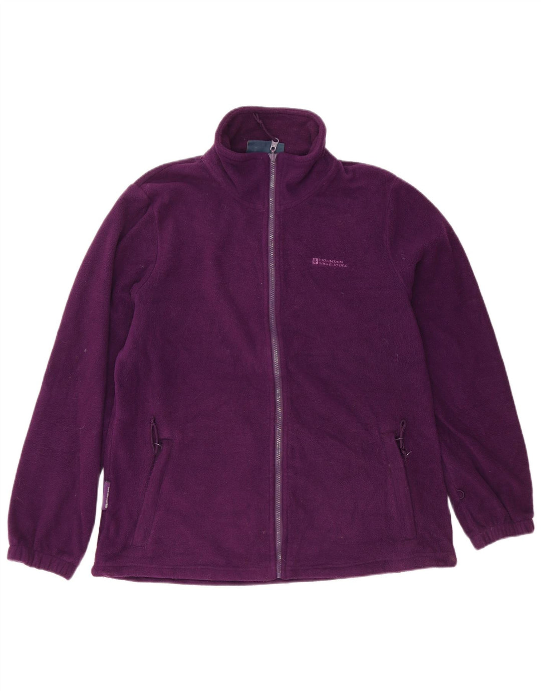 MOUNTAIN WAREHOUSE Womens Liner Fleece Jacket UK 16 Large Purple Polyester