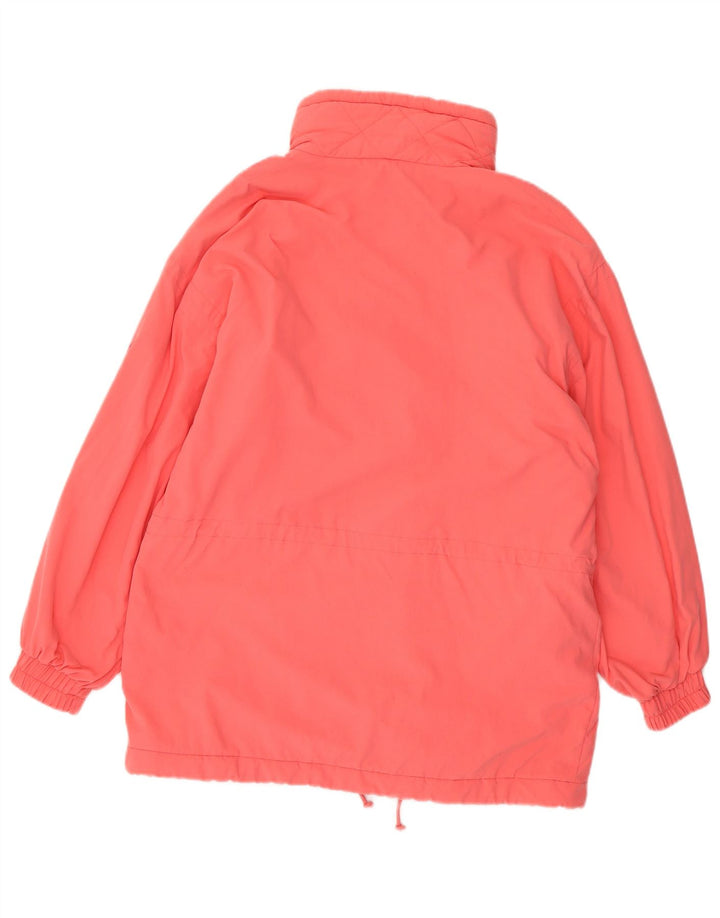 Fila Womens Windbreaker Jacket US 10 Large Pink Polyamide