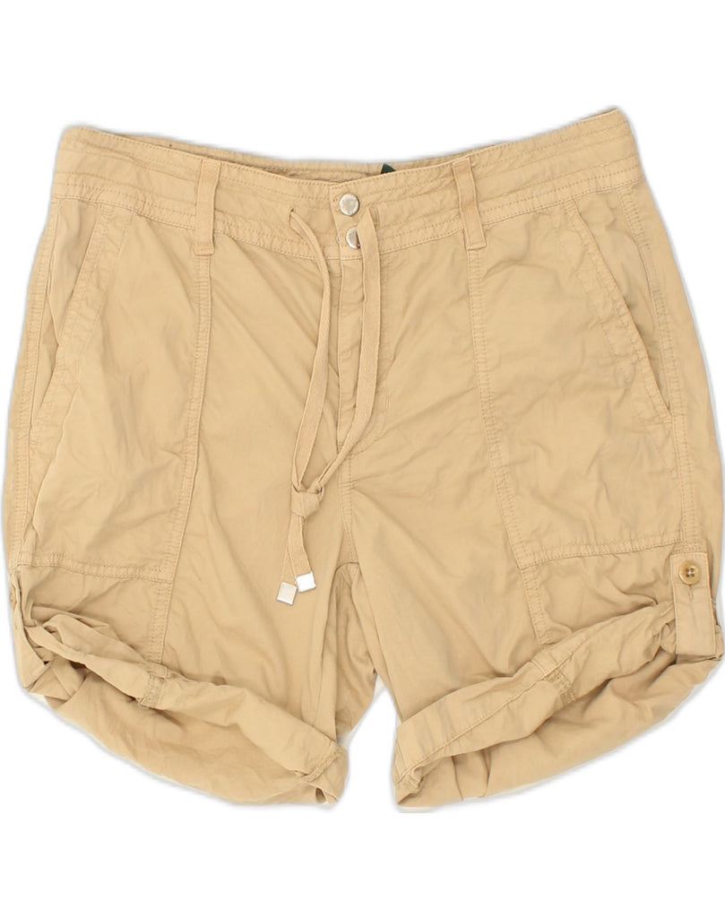 RALPH LAUREN Womens Chino Shorts US 8 Medium W26  Brown Cotton | Vintage Ralph Lauren | Thrift | Second-Hand Ralph Lauren | Used Clothing | Messina Hembry 