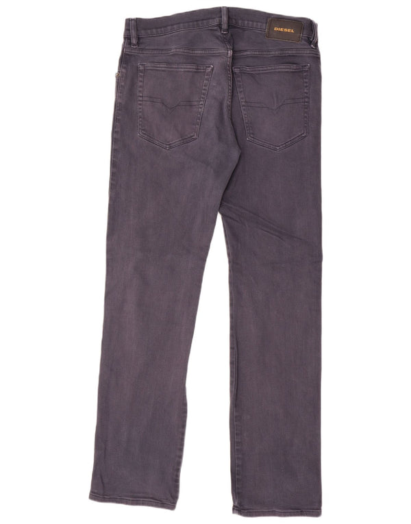 Diesel Mens D-Mihtry Straight Jeans W32 L32 Grey Cotton