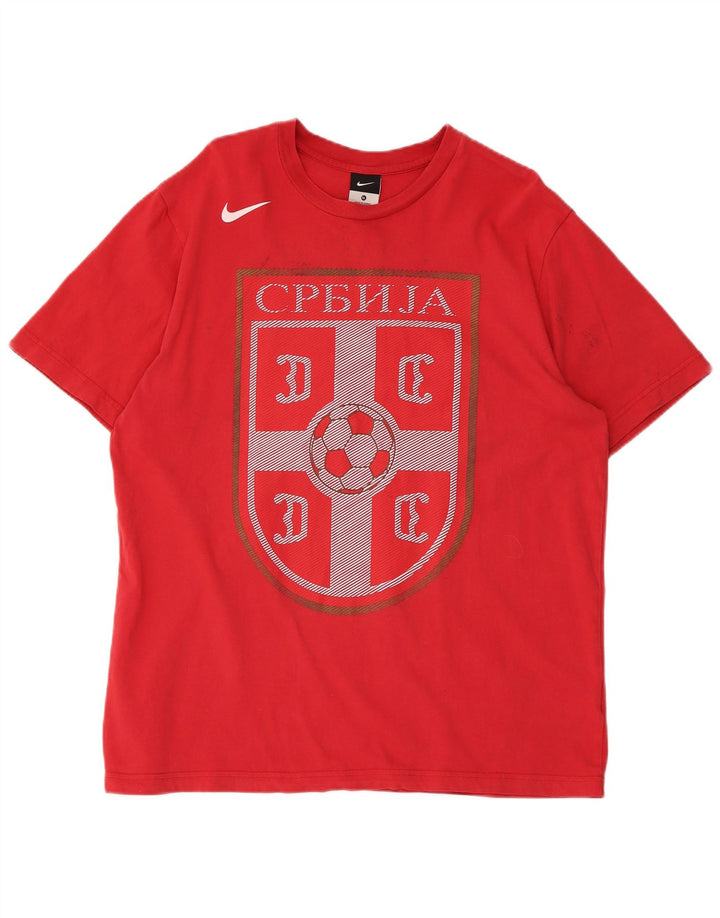 Nike Mens Graphic T-Shirt Top XL Red Cotton
