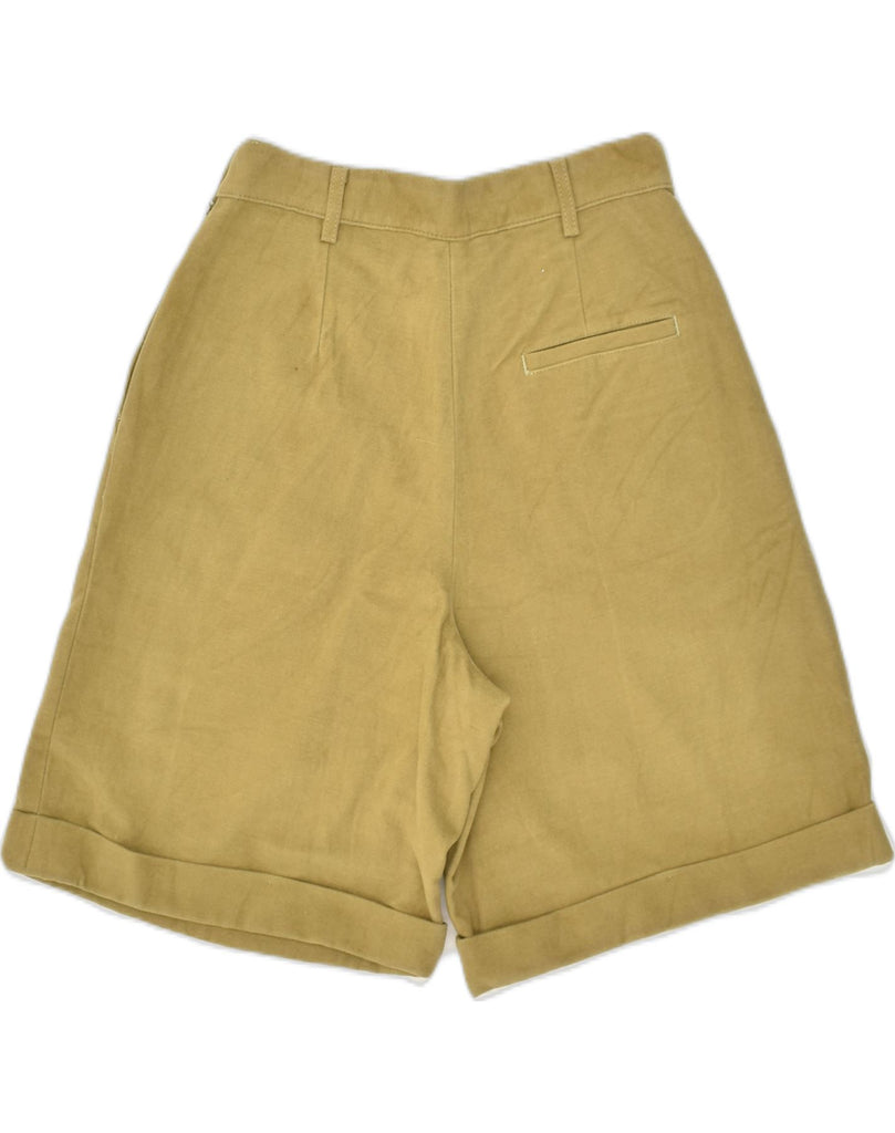 MARINA YACHTING Womens Casual Shorts IT 44 Medium W26  Khaki Cotton | Vintage Marina Yachting | Thrift | Second-Hand Marina Yachting | Used Clothing | Messina Hembry 