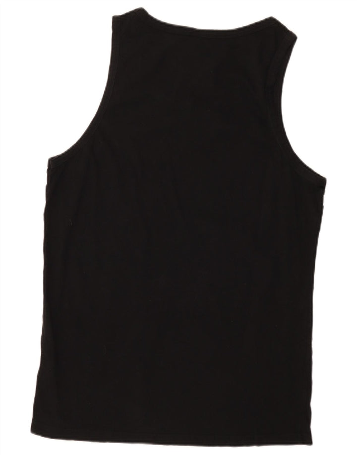 Hugo Boss Mens Graphic Vest Top Large Black Cotton