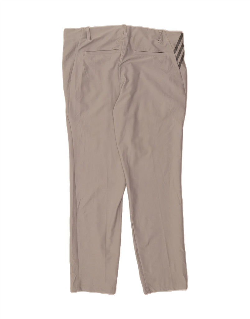 ADIDAS Womens Slim Chino Trousers W36 L30 Grey Nylon Vintage Adidas and Second-Hand Adidas from Messina Hembry 