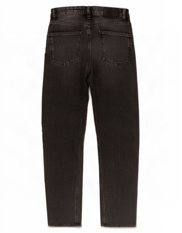 Zara Womens Mom High Waist Tapered Jeans EU 36 XS W26 L25 Black Cotton