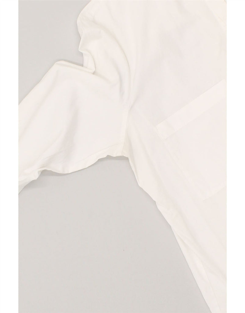 MOSSIMO Womens Shirt UK 14 Medium White Cotton | Vintage Mossimo | Thrift | Second-Hand Mossimo | Used Clothing | Messina Hembry 