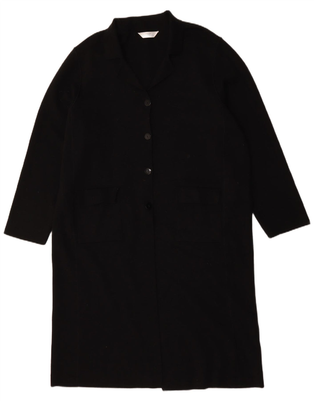 Marks & Spencer Womens Longline Cardigan Sweater UK 22 3XL Black