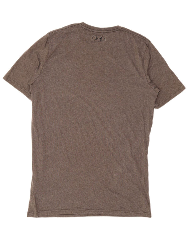Under Armour Mens Graphic T-Shirt Top Small Grey Cotton
