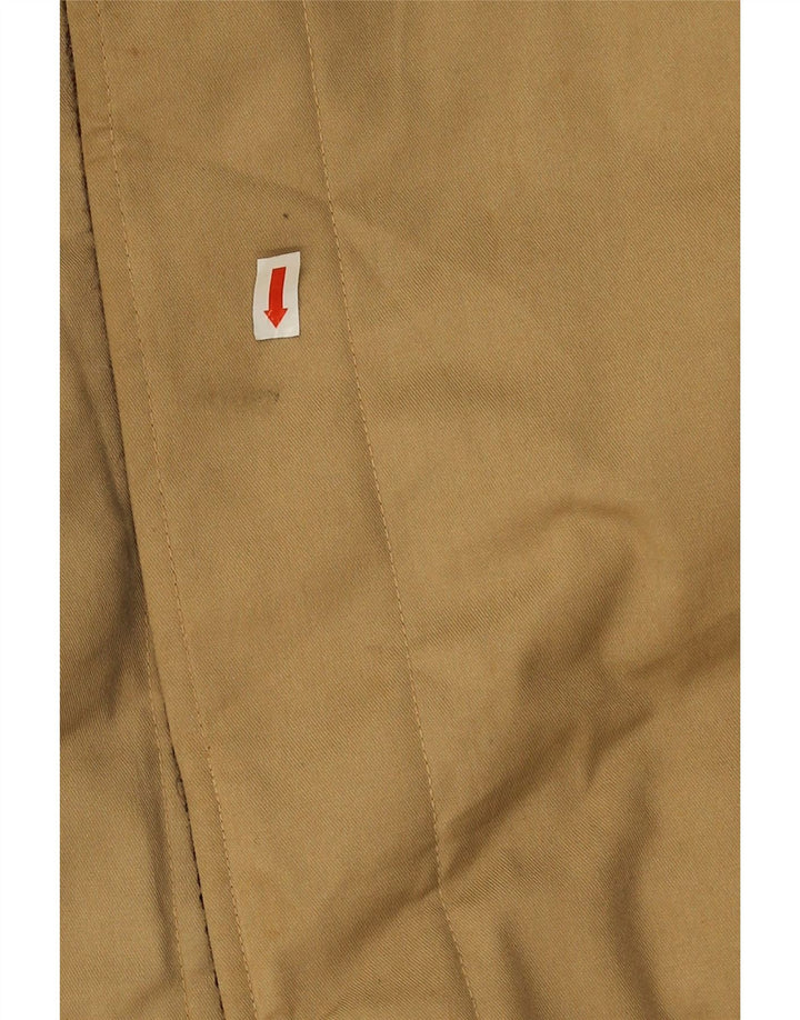 Diolen Mens Reversible Overcoat UK 36 Small Khaki Virgin Wool