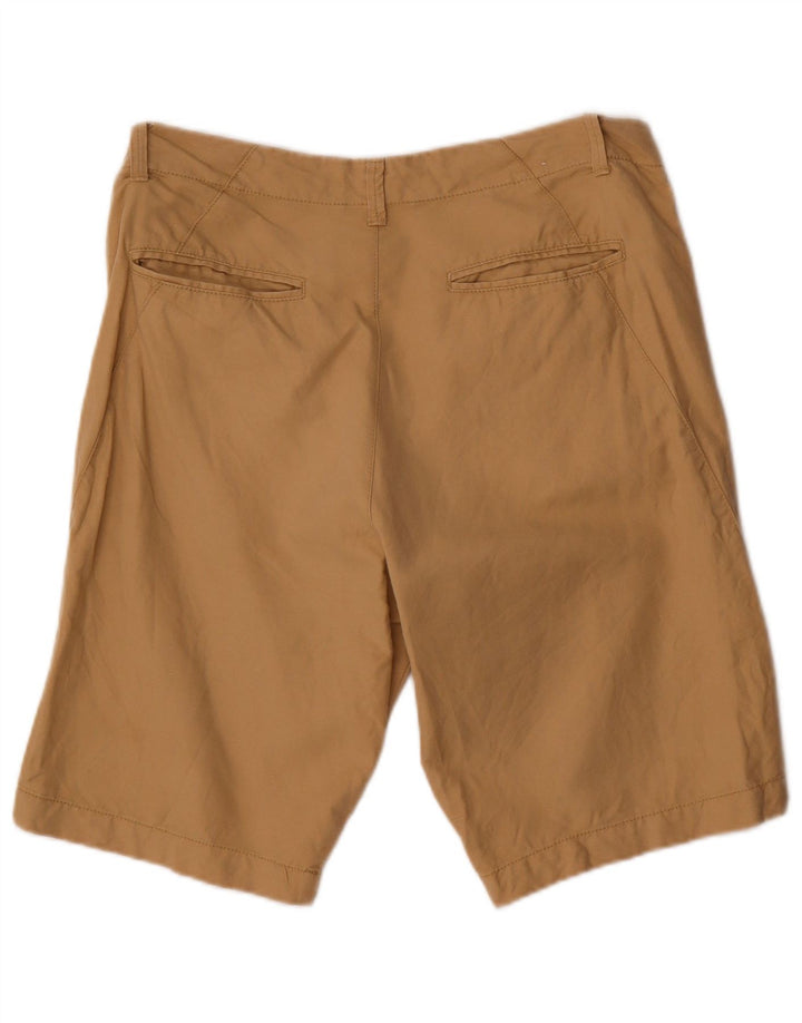 Benetton Mens Chino Shorts IT 48 Medium W34 Beige Cotton