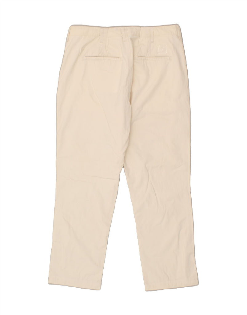 TIMBERLAND Mens Straight Chino Trousers W33 L26  Off White Cotton | Vintage Timberland | Thrift | Second-Hand Timberland | Used Clothing | Messina Hembry 