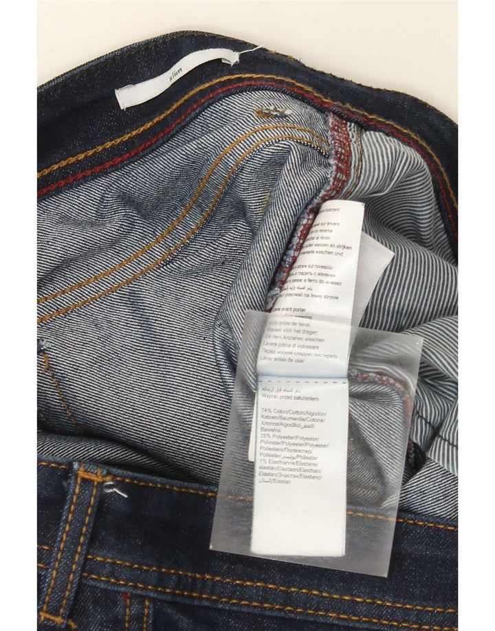 Jules Mens Slim Jeans W38 L34 Navy Blue Cotton