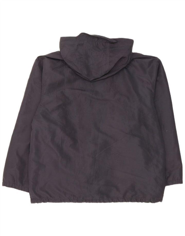 Kappa Mens Hooded Reversible Jacket UK 40 Large Navy Blue Polyester