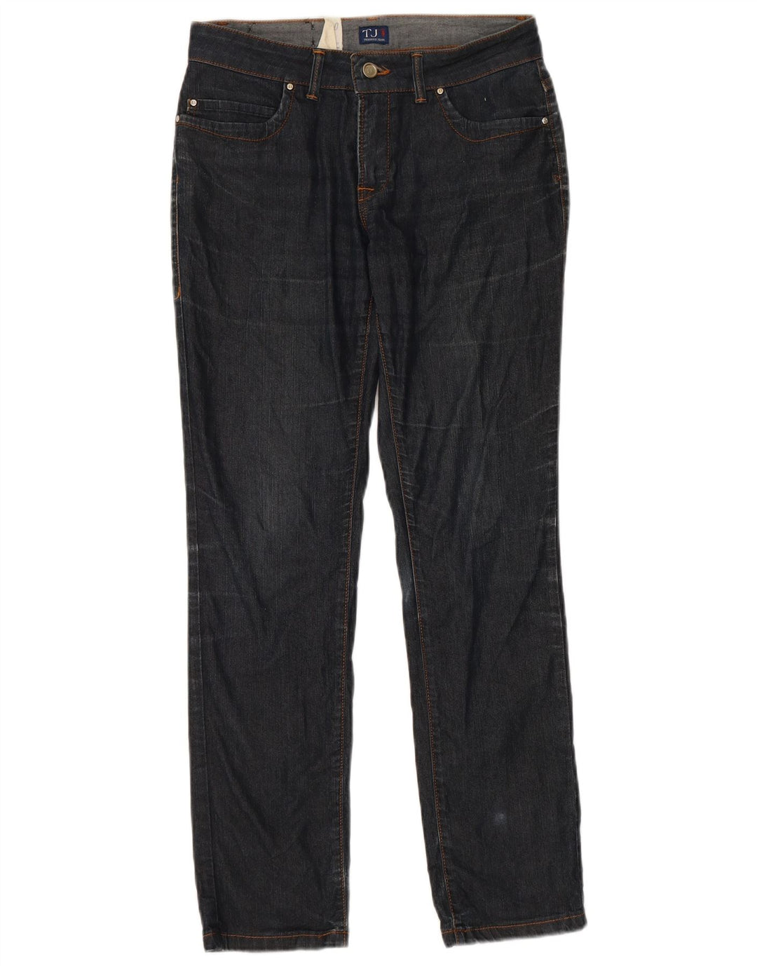 Trussardi Womens Slim Jeans W26 L30 Navy Blue Cotton