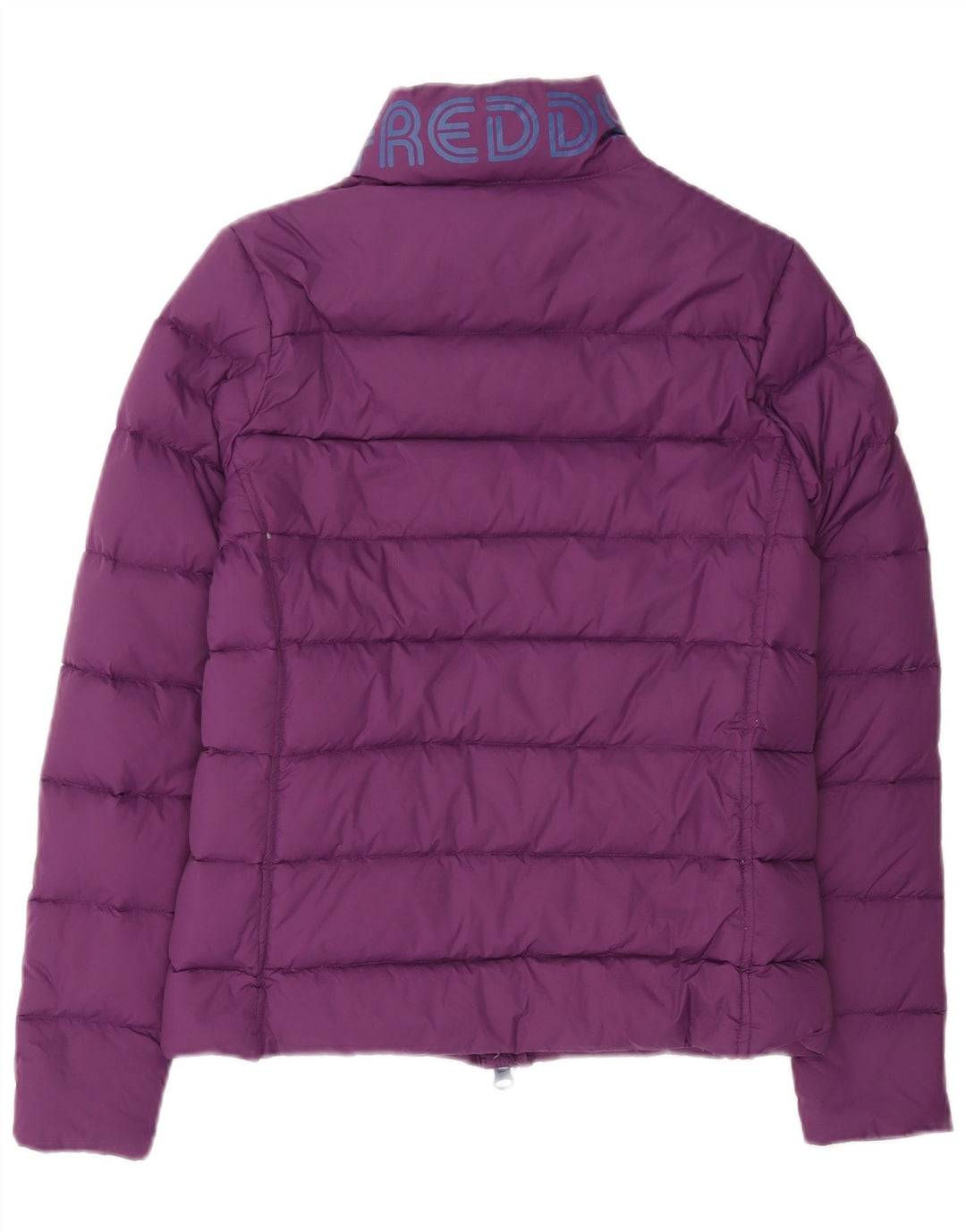 Freddy Womens Graphic Padded Jacket UK 12 Medium Purple Nylon