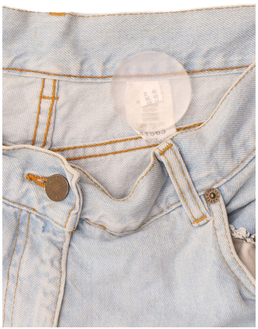Arizona Womens Denim Shorts UK 14 Medium W30  Blue Cotton