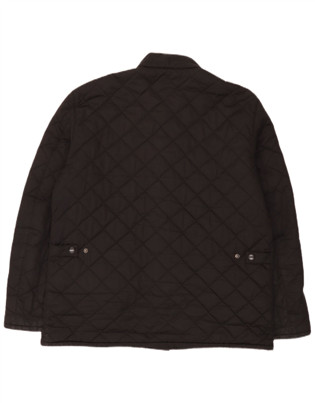 Barbour Mens Quilted Jacket UK 42 XL Black Polyester