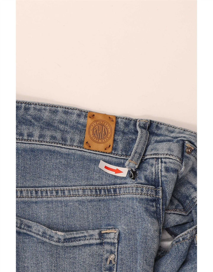 Replay Womens Marty Boy Fit Slim Jeans W28 L29 Blue
