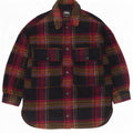 Zara Womens Oversized Shacket Jacket UK 14 Medium Multicoloured Check