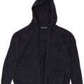 Marks & Spencer Womens Hooded Cardigan Sweater UK 14 Medium Navy Blue