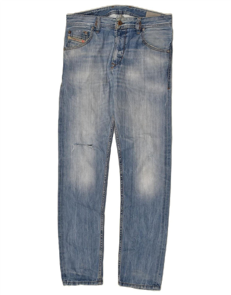 DIESEL Mens Straight Jeans W29 L32 Blue Cotton | Vintage Diesel | Thrift | Second-Hand Diesel | Used Clothing | Messina Hembry 