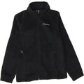 COLUMBIA Boys Fleece Jacket 10-11 Years Medium Black Polyester Vintage Columbia and Second-Hand Columbia from Messina Hembry 
