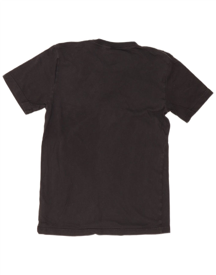 ADIDAS Mens Graphic T-Shirt Top Small Black Cotton