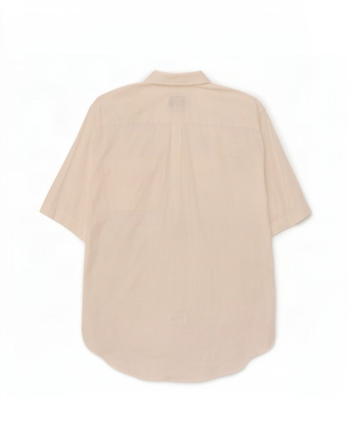 Navigare Mens Short Sleeve Shirt Large White