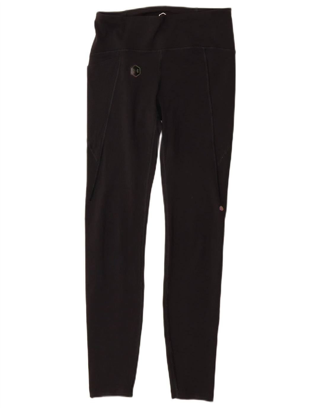 Under Armour Womens Heat Gear Leggings UK 8 Small  Black