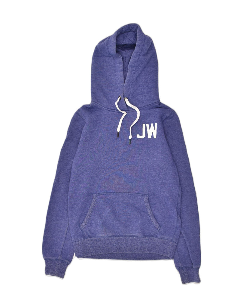 JACK WILLS Womens Graphic Hoodie Jumper UK 8 Smalll  Purple Cotton | Vintage Jack Wills | Thrift | Second-Hand Jack Wills | Used Clothing | Messina Hembry 