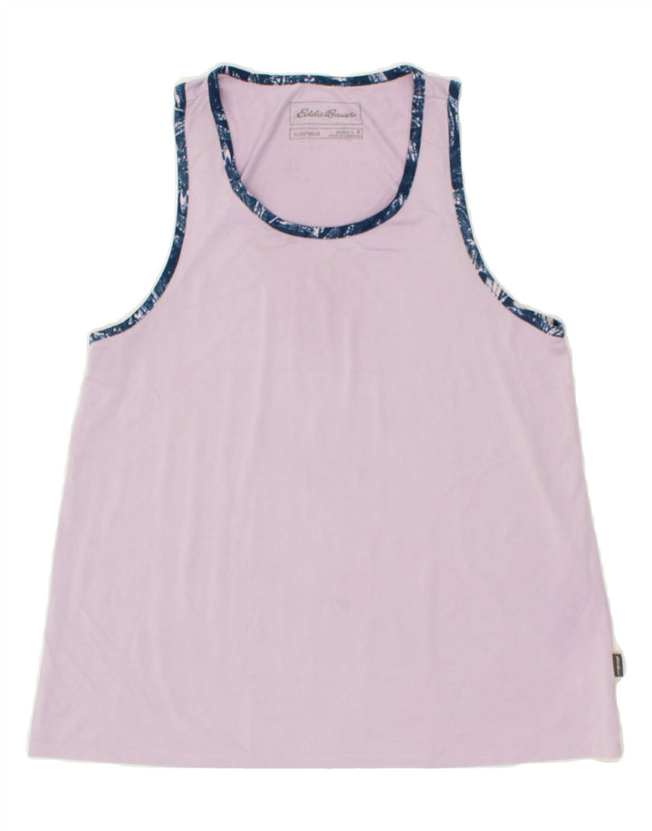 EDDIE BAUER Womens Sleepwear Vest Top UK 12 Medium Purple Polyester Vintage Eddie Bauer and Second-Hand Eddie Bauer from Messina Hembry 