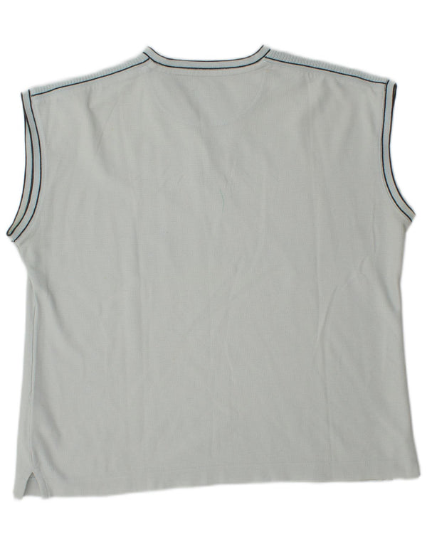 Lotto Womens T-Shirt Top UK 16 Large Blue Cotton