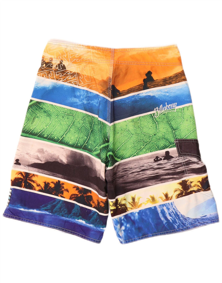 Billabong Mens Graphic Swimming Shorts Medium Multicoloured Striped