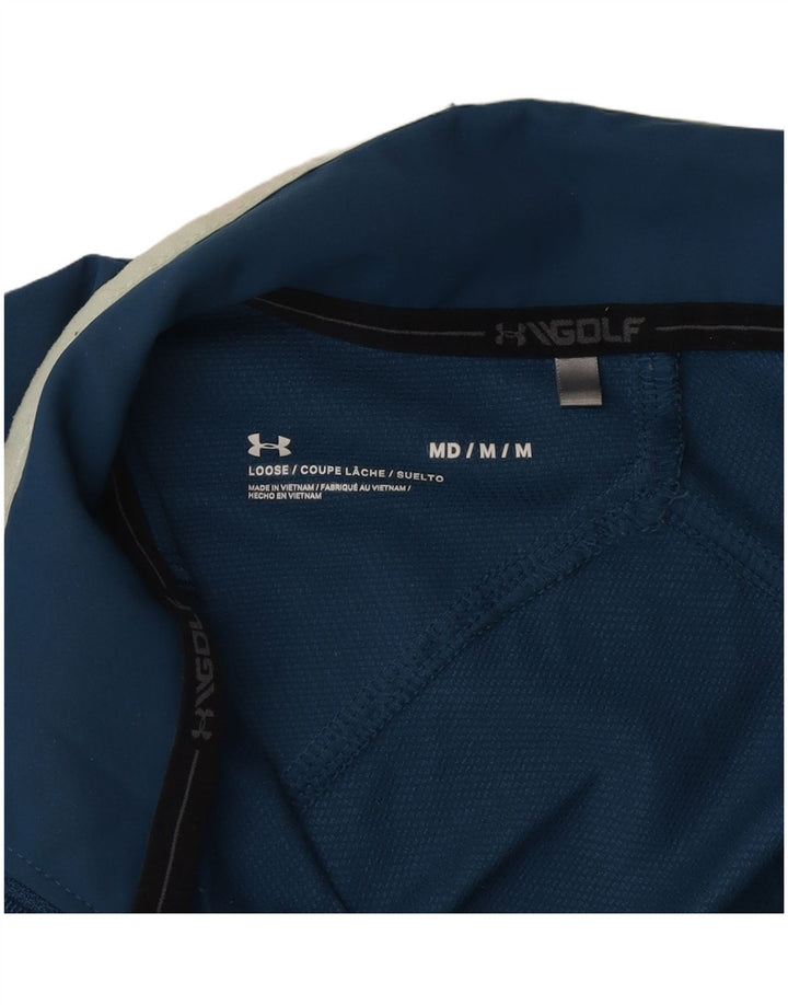 Under Armour Mens Graphic Pullover Tracksuit Top Jacket Medium Blue Sports