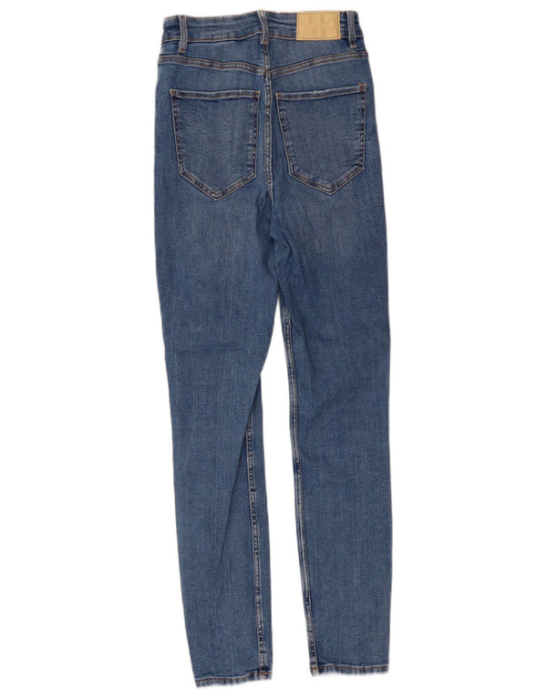 Zara Womens Skinny Jeans EU 36 XS W26 L26 Blue Cotton