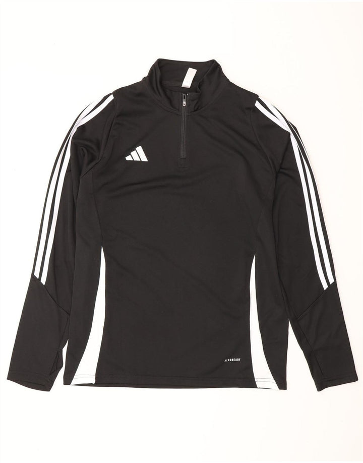 ADIDAS Mens Aeroready Pullover Tracksuit Top Large Black Colourblock