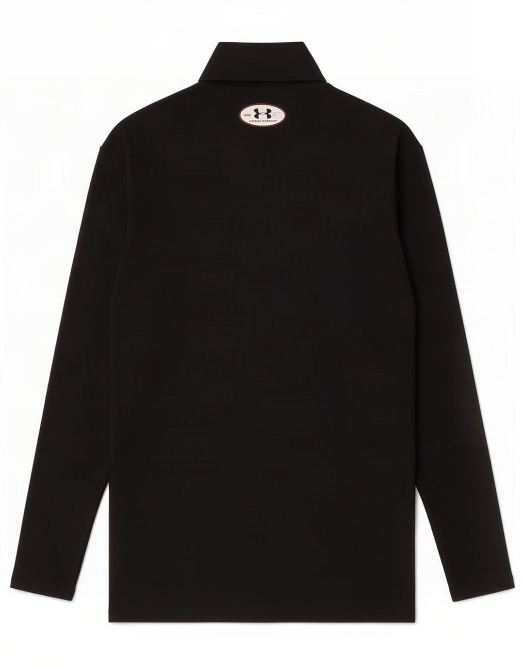 Under Armour Mens Top Long Sleeve Medium Black Nylon