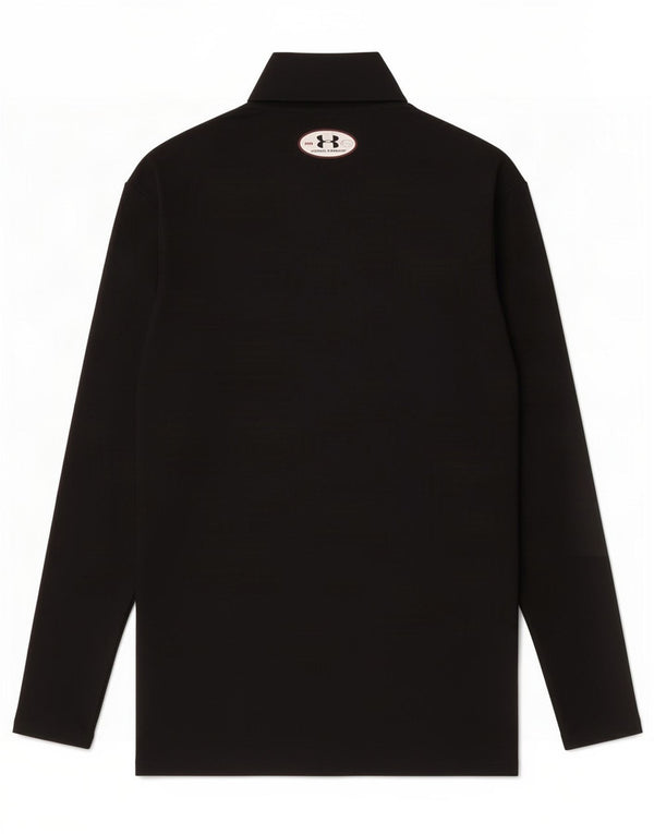 Under Armour Mens Top Long Sleeve Medium Black Nylon