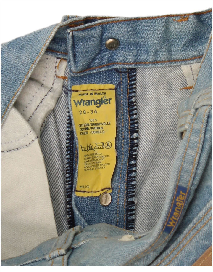 Wrangler Womens Slim Jeans W28 L36 Blue Cotton