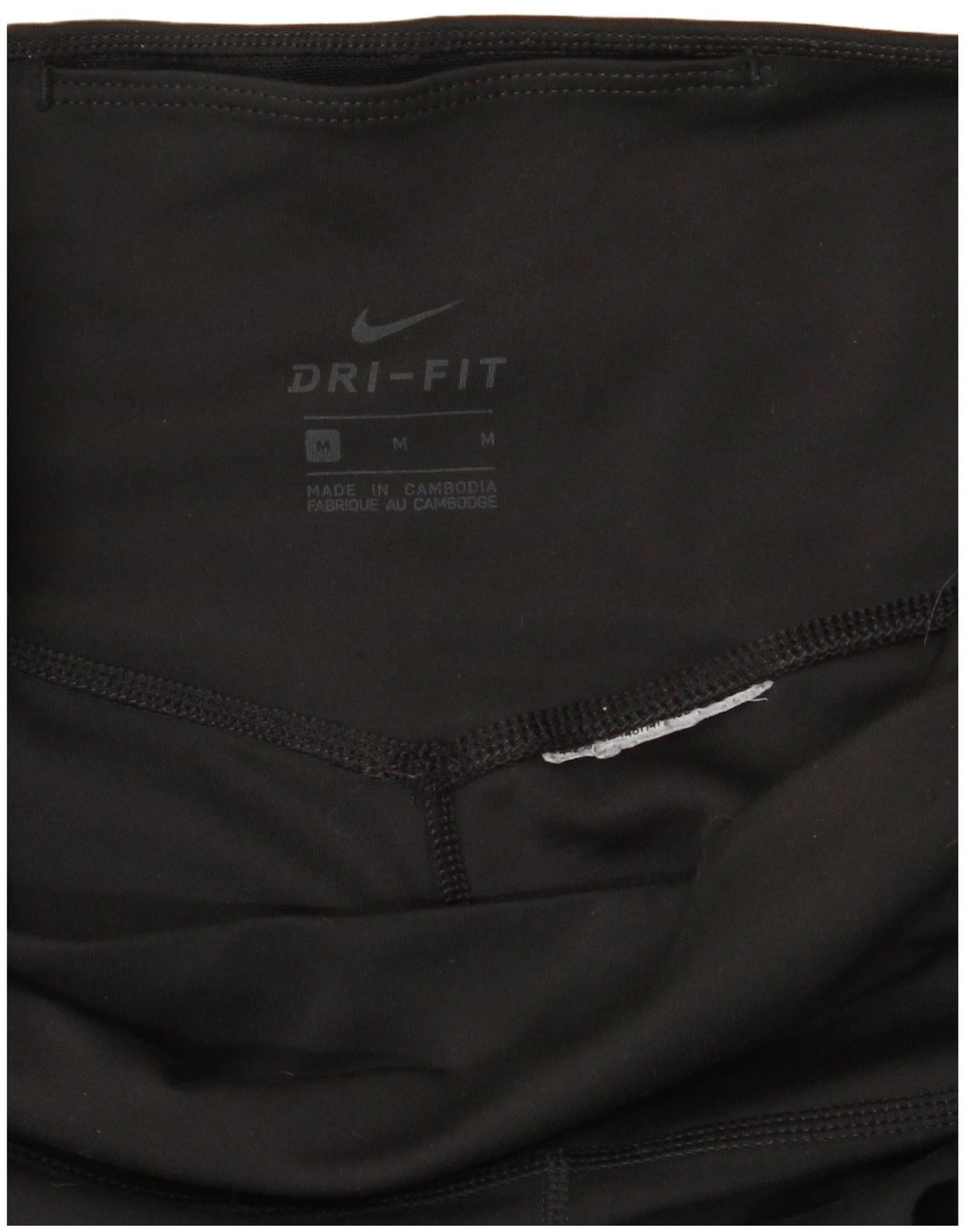 Nike Womens Dri Fit Leggings UK 12 Medium  Black