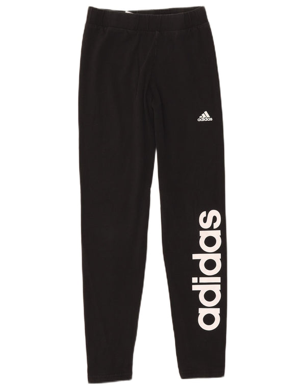 Adidas Girls Graphic Leggings 13-14 Years  Black