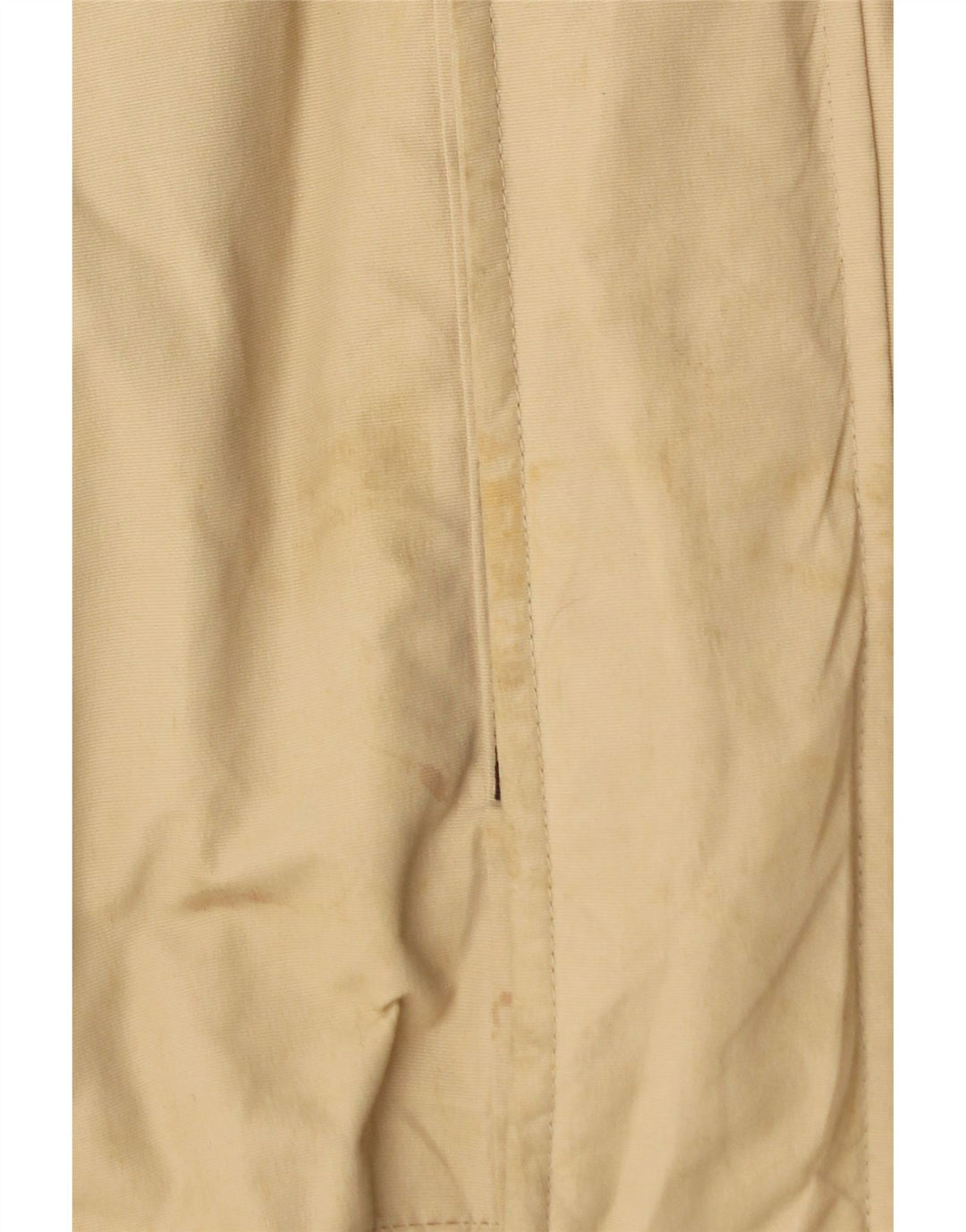 ASICS Mens Hooded Windbreaker Jacket UK 36 Small Beige Polyamide