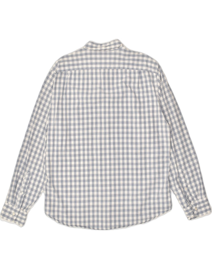 J. CREW Mens Shirt XL Grey Gingham Cotton | Vintage J. Crew | Thrift | Second-Hand J. Crew | Used Clothing | Messina Hembry 