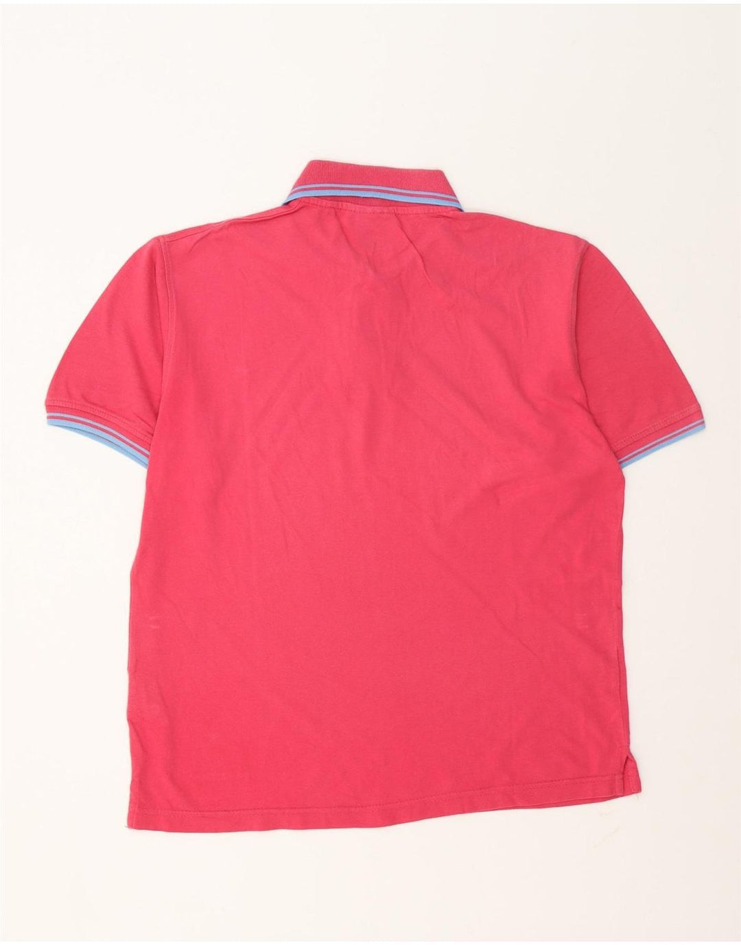 Diadora Mens Polo Shirt Medium Pink Cotton