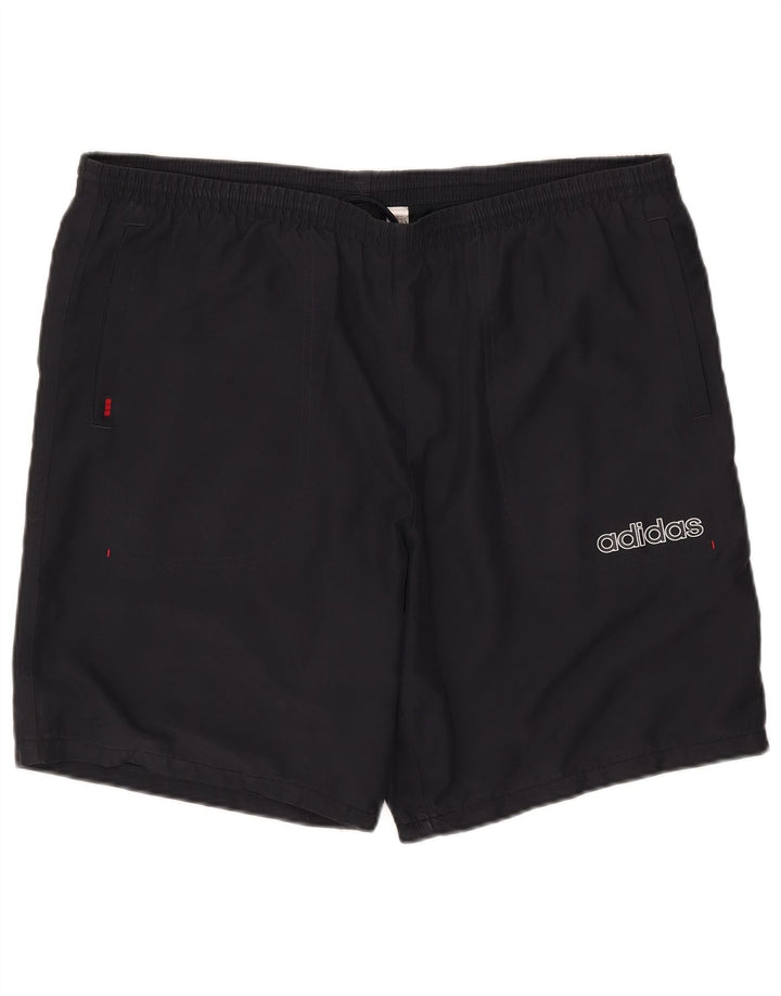 Adidas Mens Sport Shorts Large Navy Blue Polyester