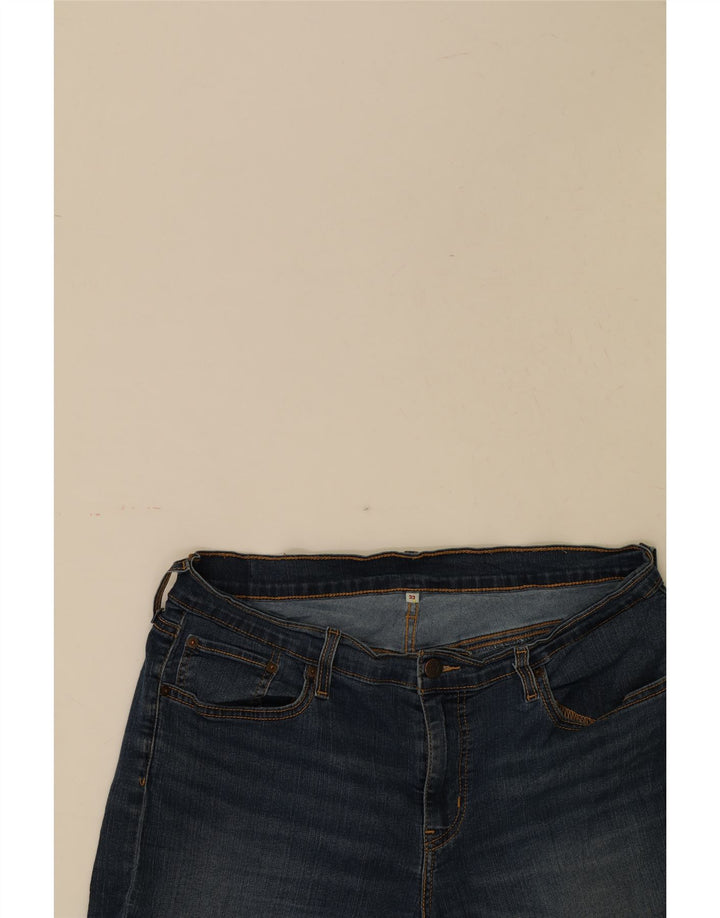 LEVI'S Womens Denim Shorts W33 Large Blue Cotton Vintage Levi's and Second-Hand Levi's from Messina Hembry 